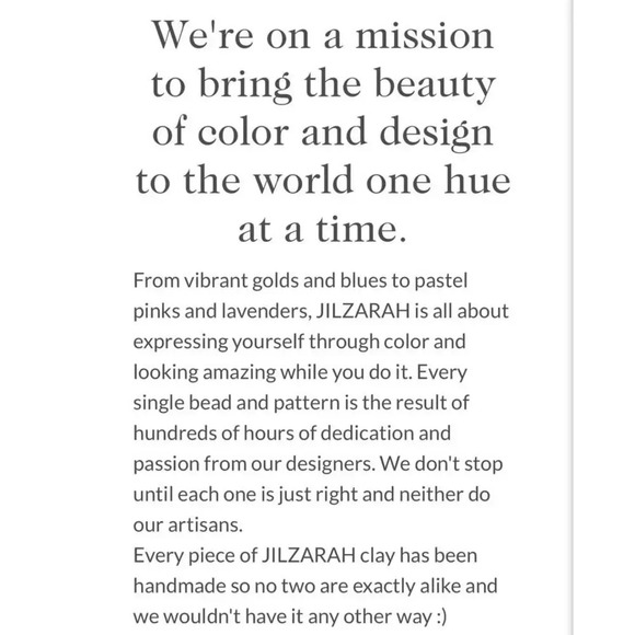 JILZARAH Handmade Clay Tile Bracelet, Black and White Funky Retro Abstract Style - Picture 8 of 11